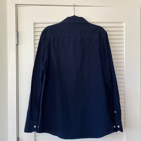 John W Nordstrom Button Down Shirt, Dark Blue - Picture 2 of 5